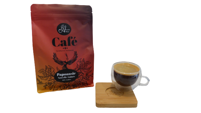 Café grains de Papouasie