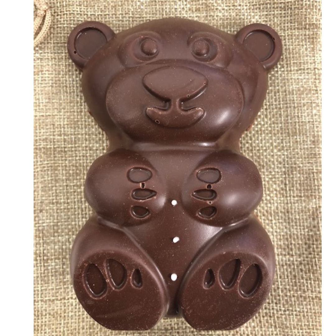 Maxi ourson guimauve & croquant chocolat blanc