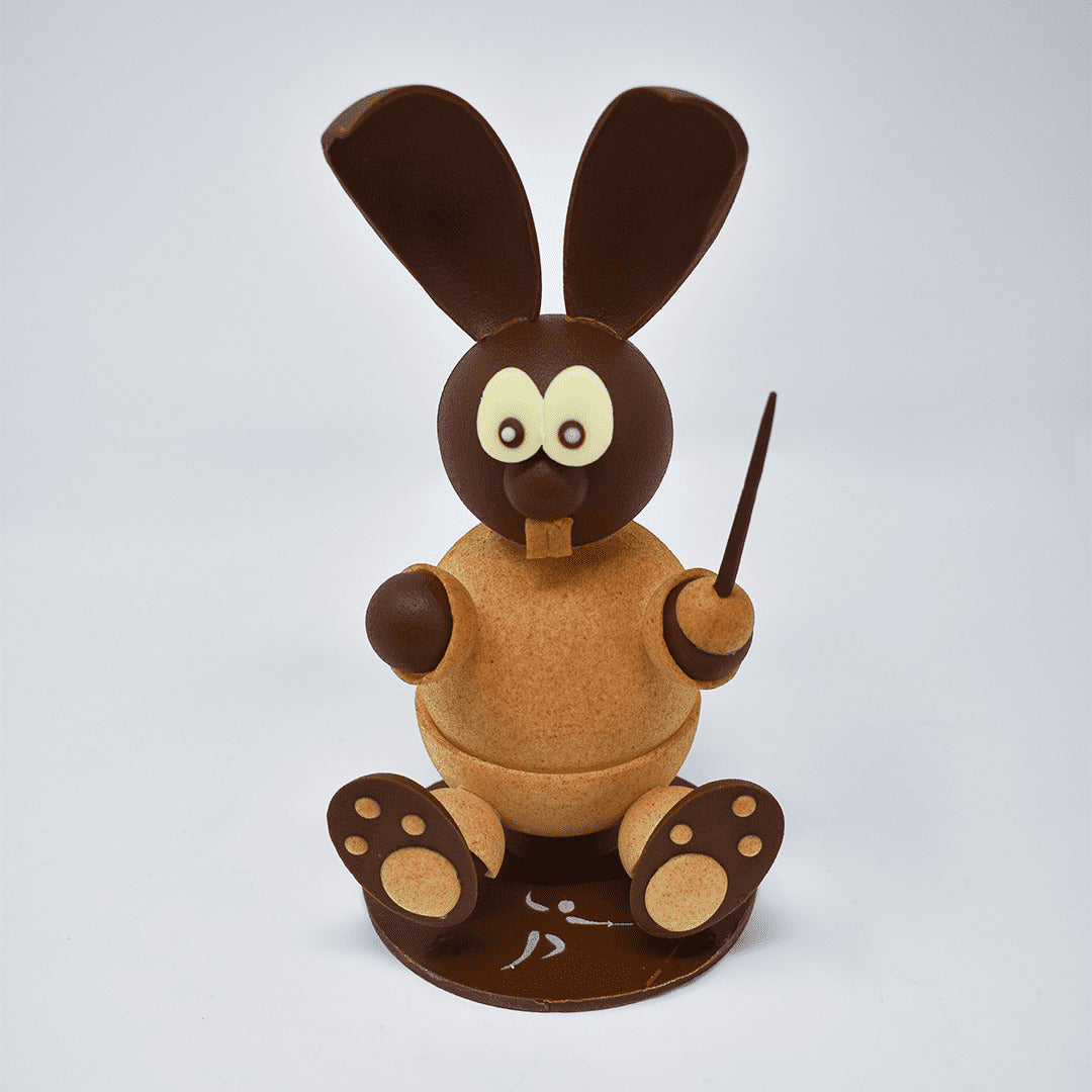 Lapin en chocolat "Jeux Olympiques"