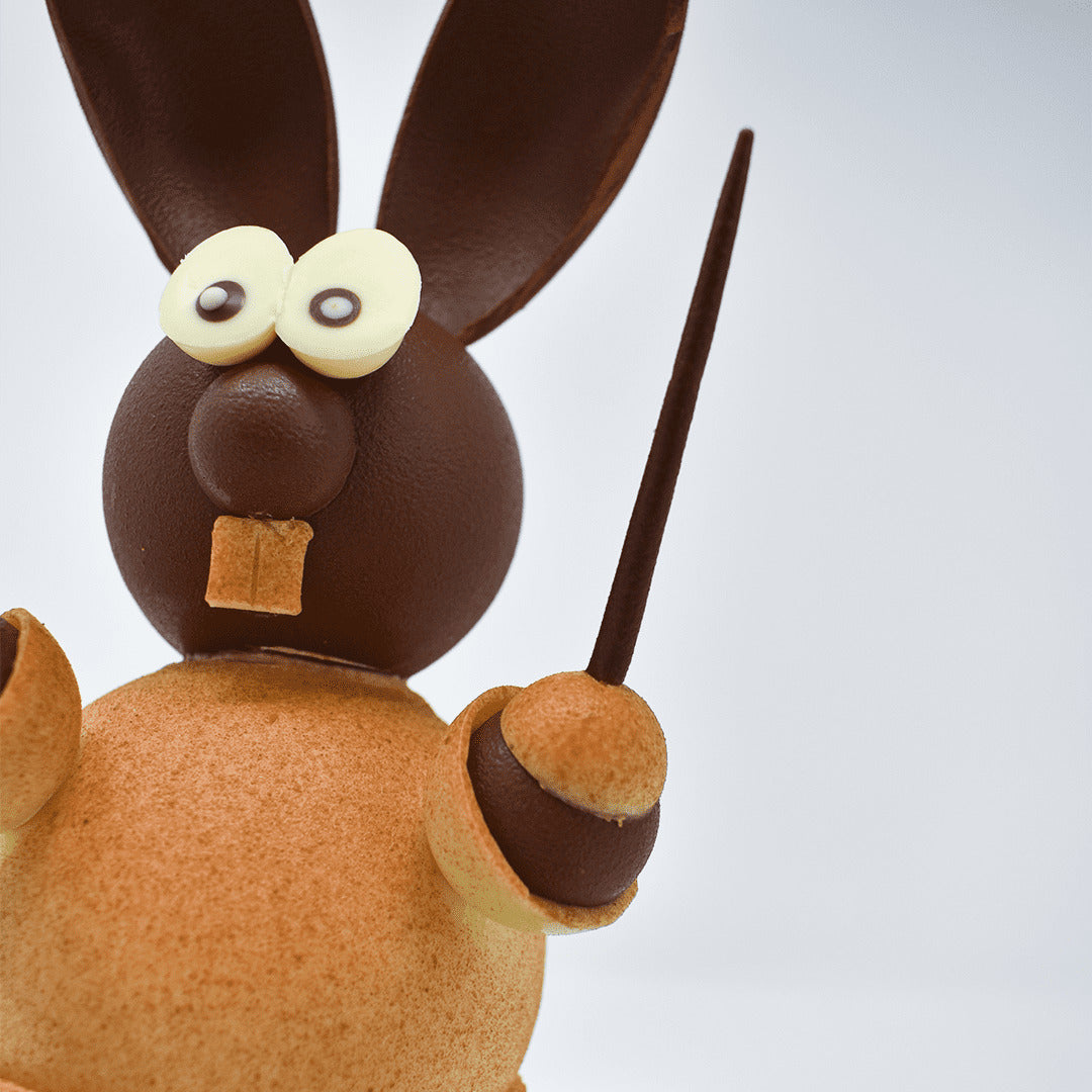 Lapin en chocolat "Jeux Olympiques"