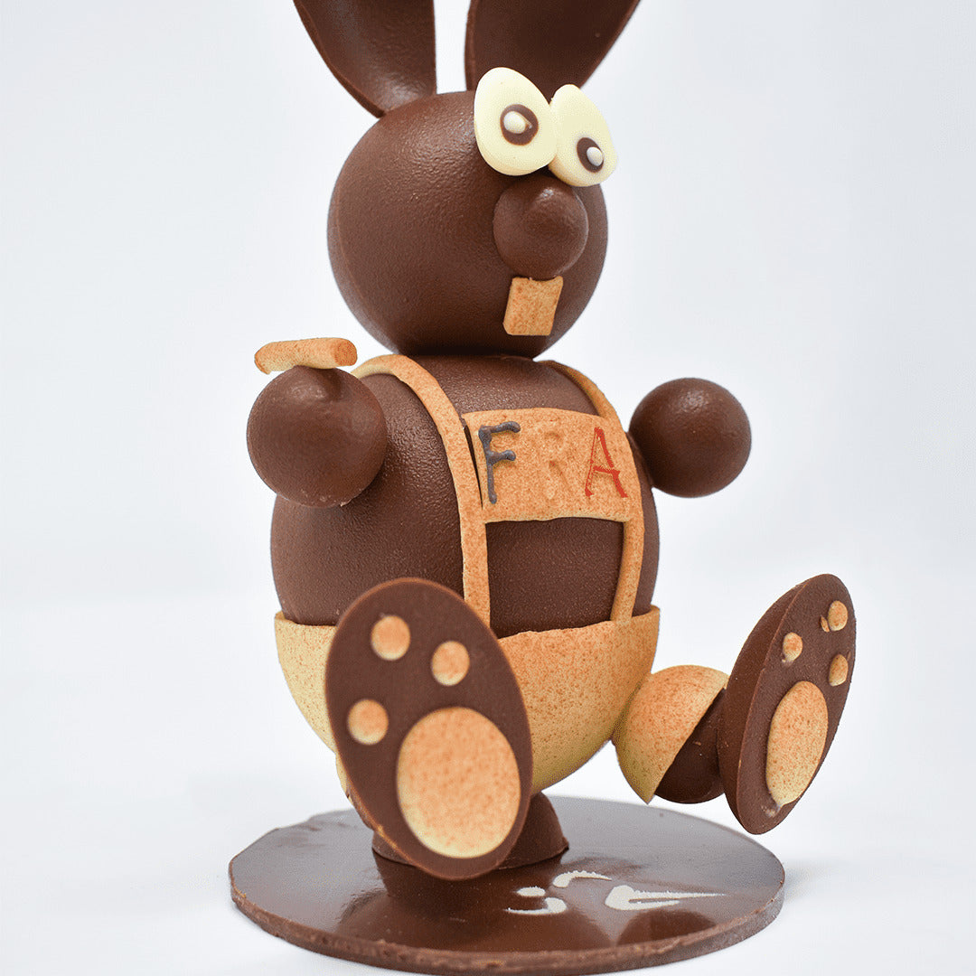 Lapin en chocolat "Jeux Olympiques"