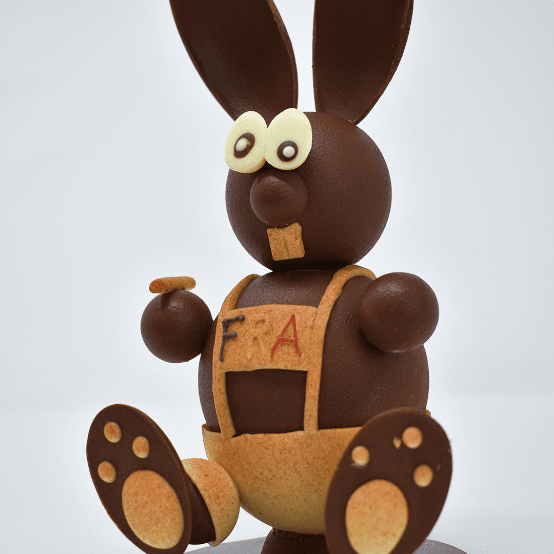 Lapin en chocolat "Jeux Olympiques"